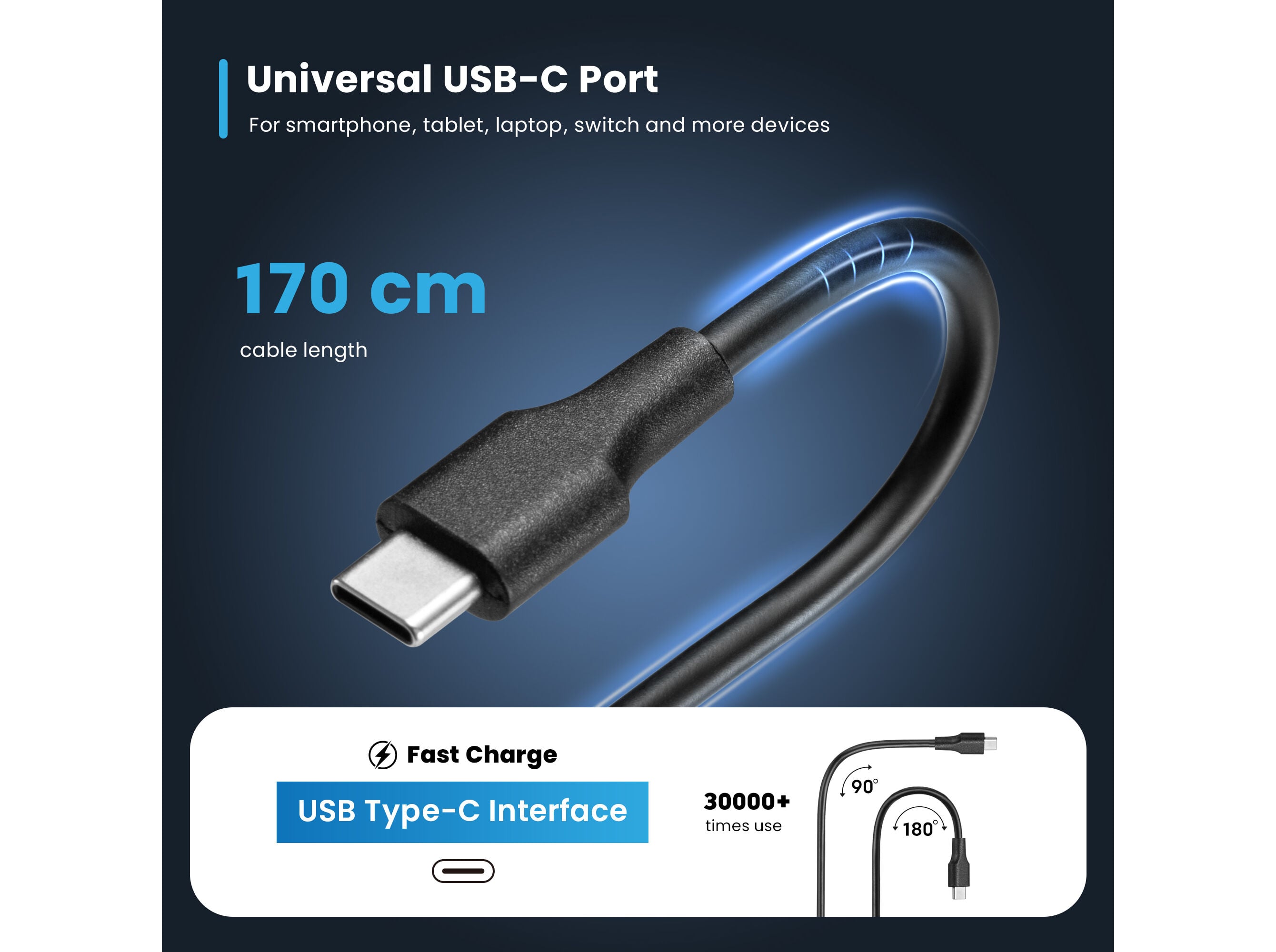 CARREGADOR PORT&Aacute;TIL EWENT EW3982 PRETO 90W image number 1