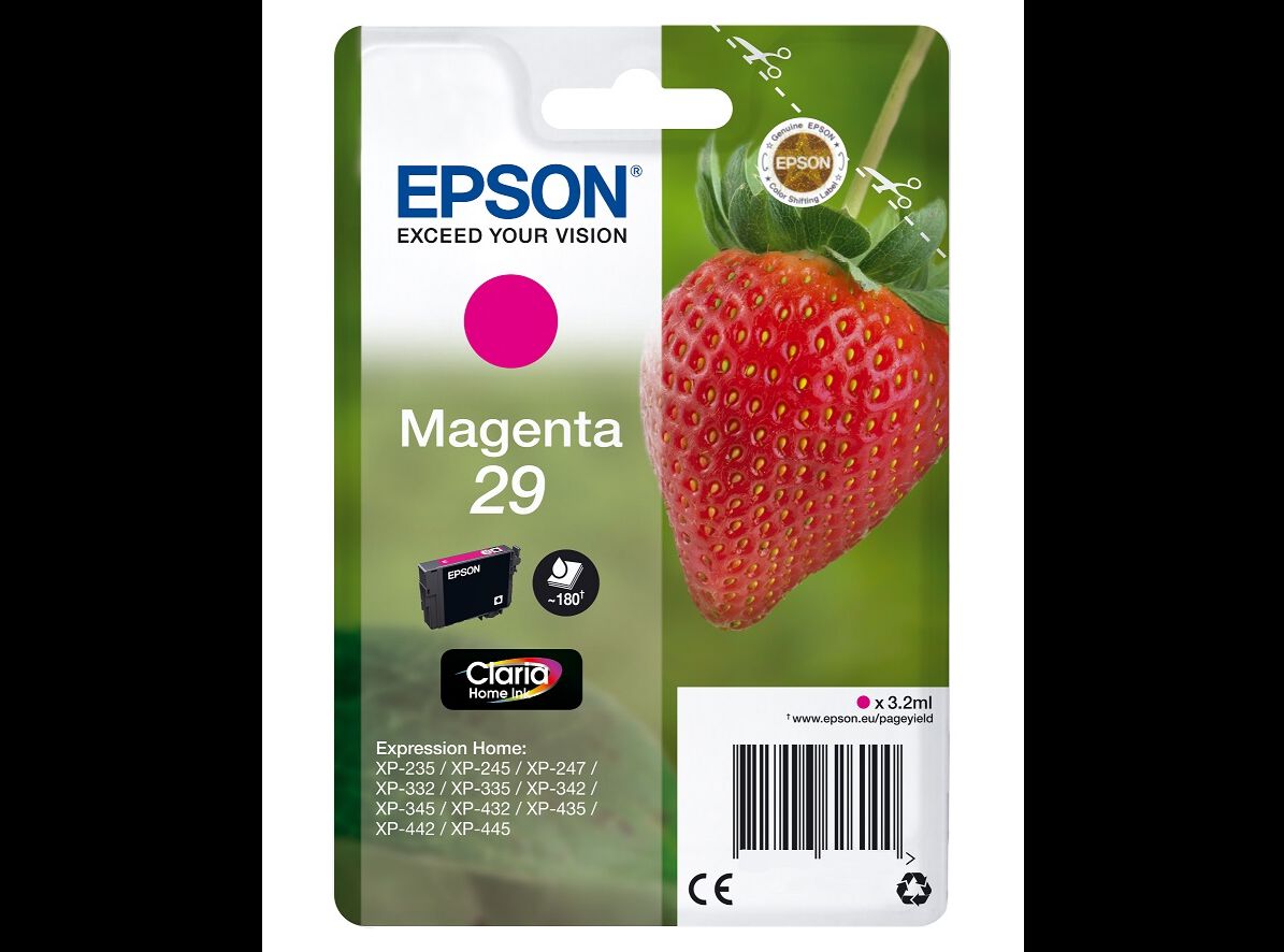 TINTEIRO ORIGINAL EPSON MAGENTA CLARIA HOME T29834 image number 0