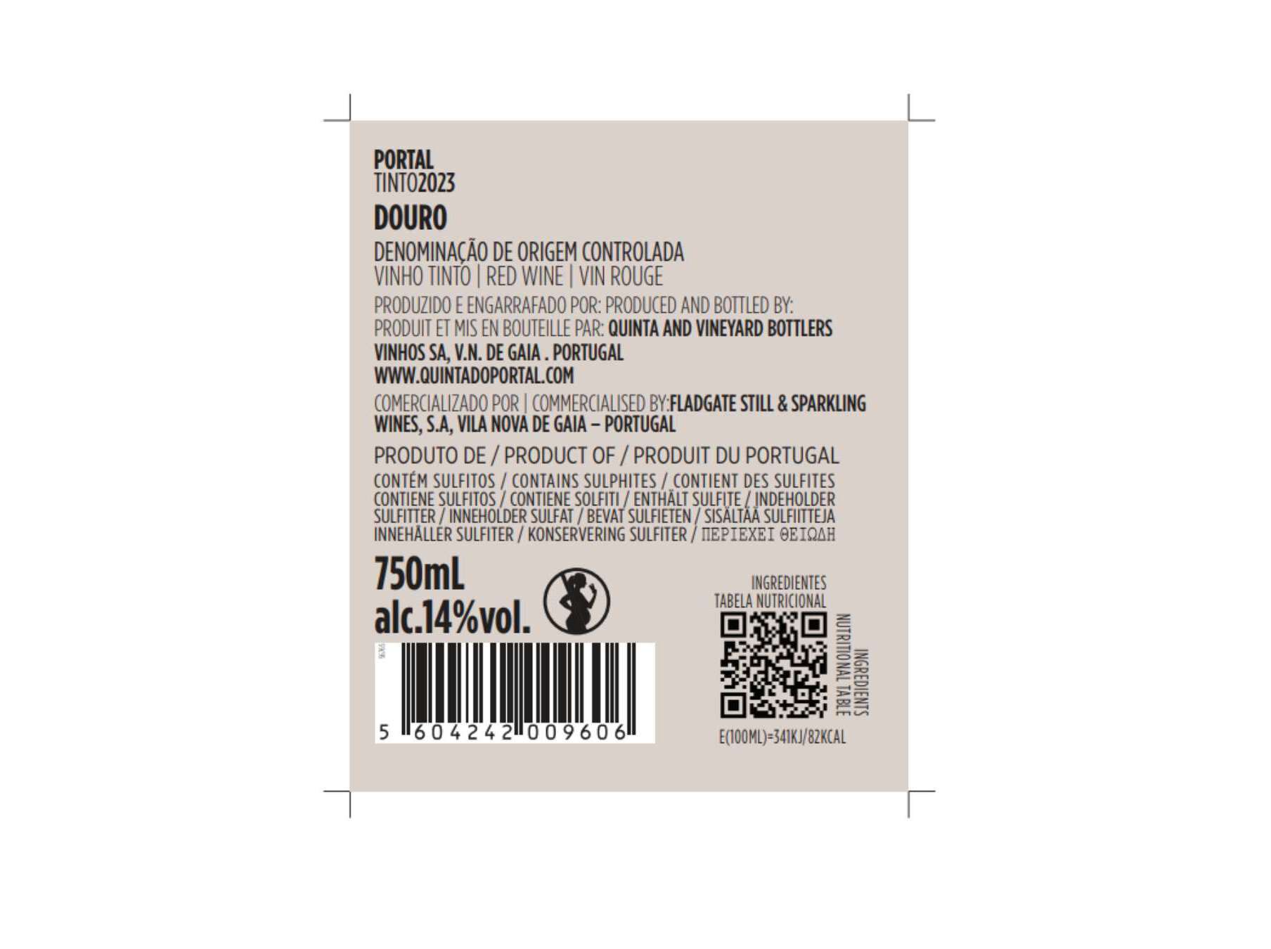 VINHO TINTO QUINTA DO PORTAL COLHEITA DOURO 0.75L image number 1