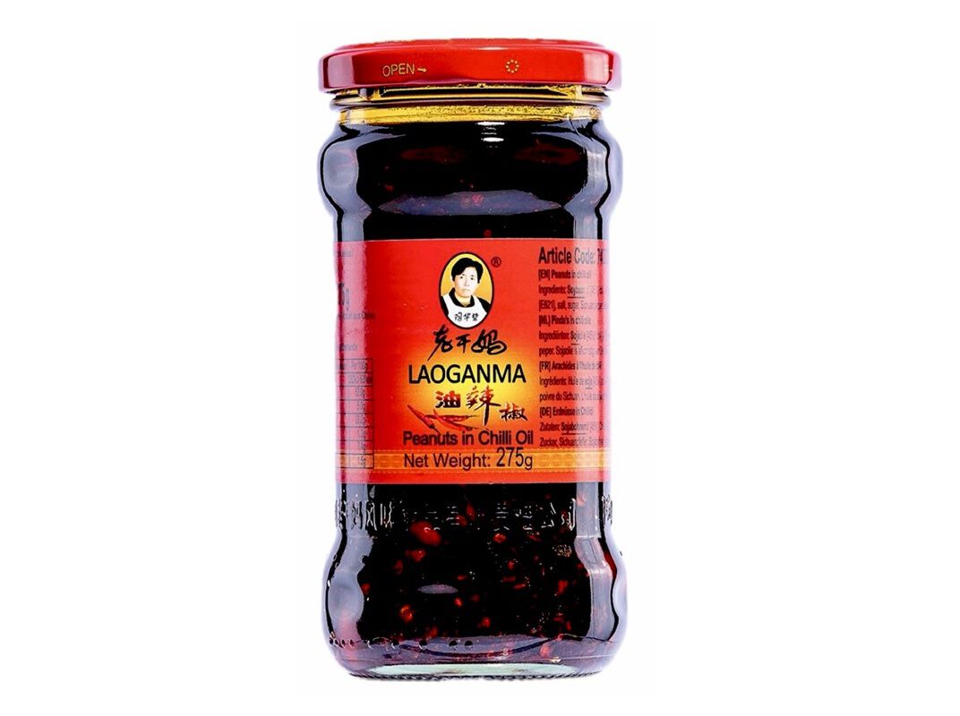 AMENDOIM LAOGANMA EM &Oacute;LEO DE CHILLI 275G image number 0