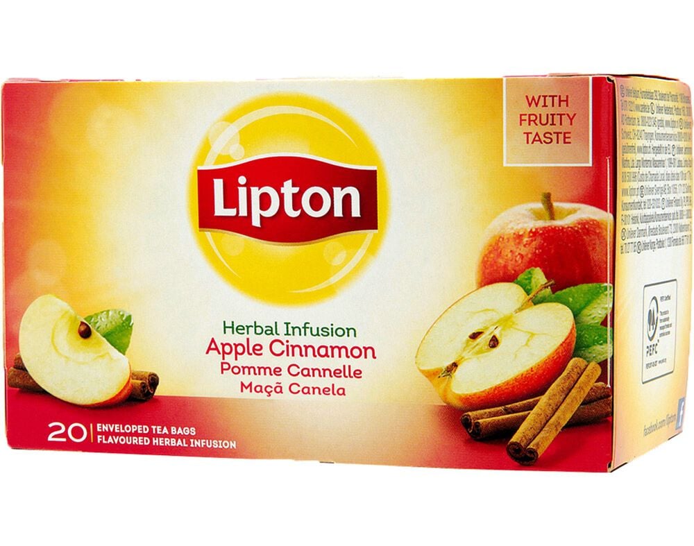 INFUS&Atilde;O LIPTON MA&Ccedil;&Atilde; E CANELA 20UN