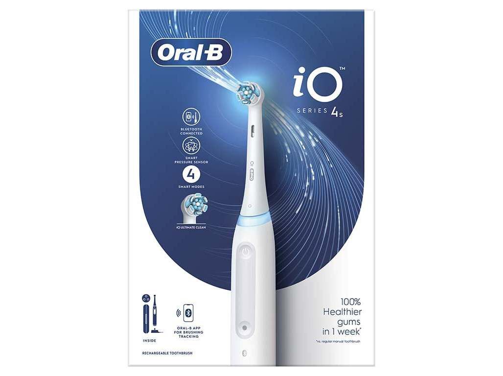 ESCOVA DE DENTES EL&Eacute;TRICA ORAL-B IO S&Eacute;RIE 4S BRANCA image number 2