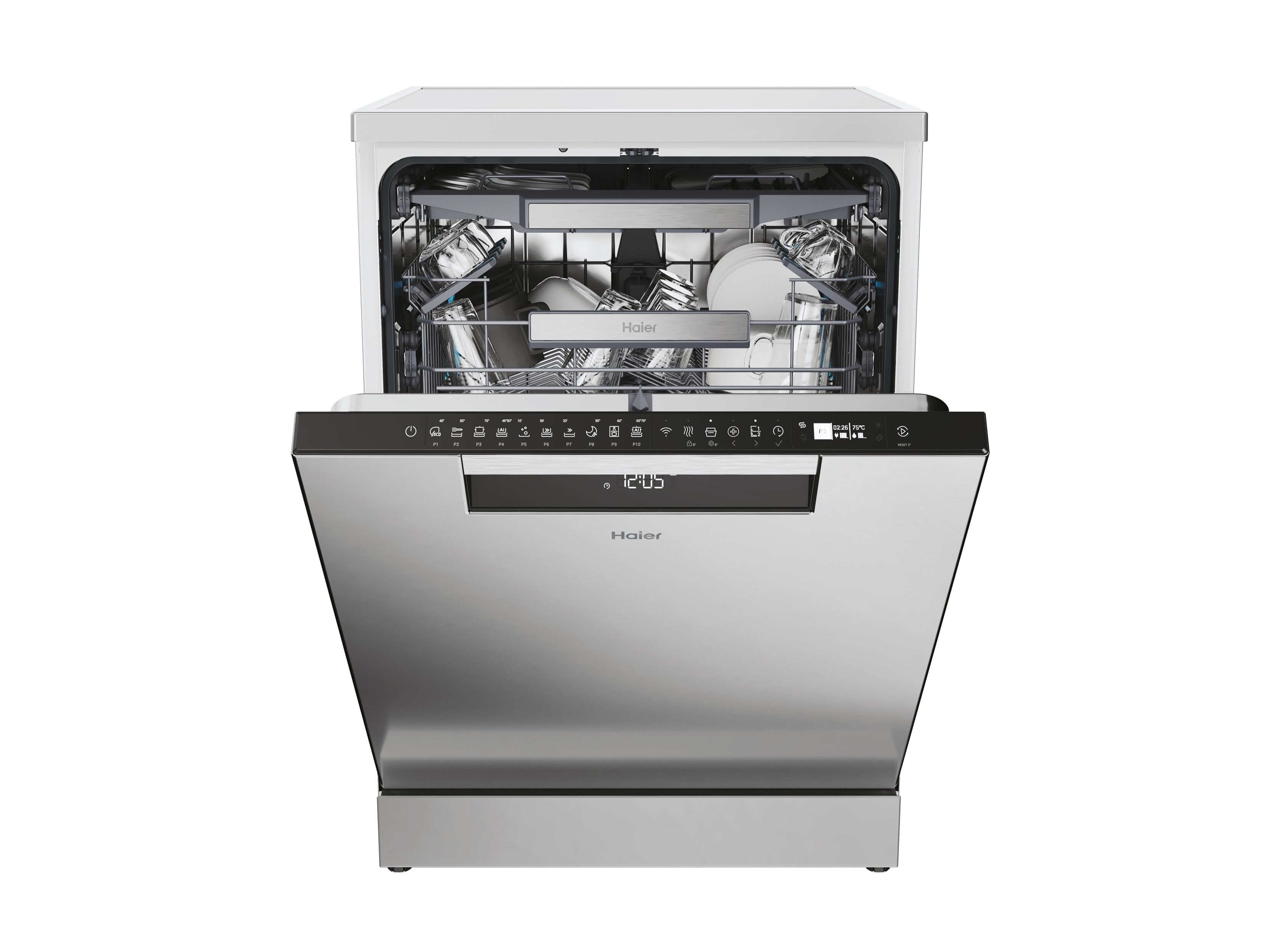 M&Aacute;QUINA DE LAVAR LOI&Ccedil;A HAIER XF 6C2M1PX INOX C 16 CONJUNTOS image number 2