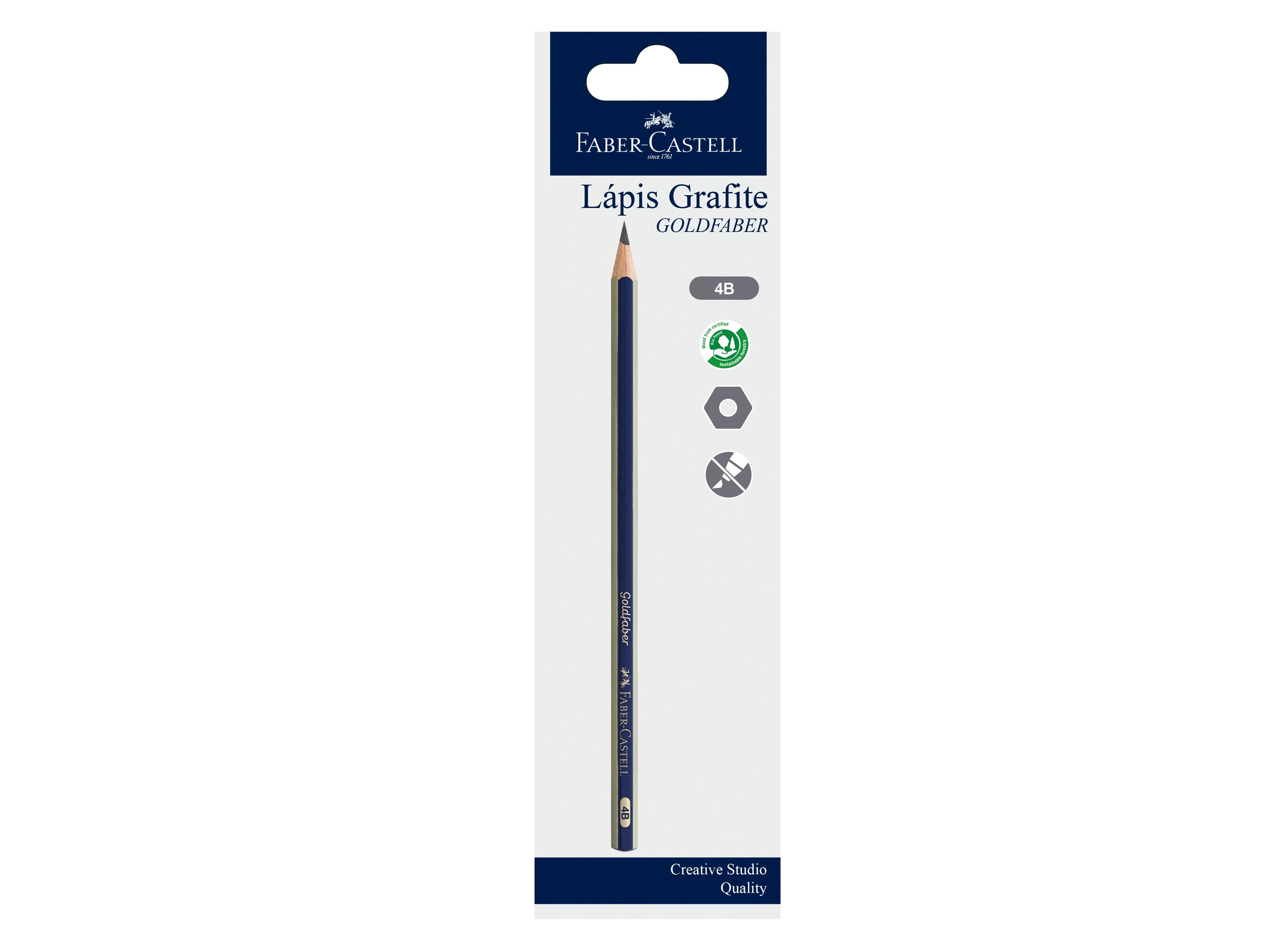 L&Aacute;PIS GRAFITE FABER 4B