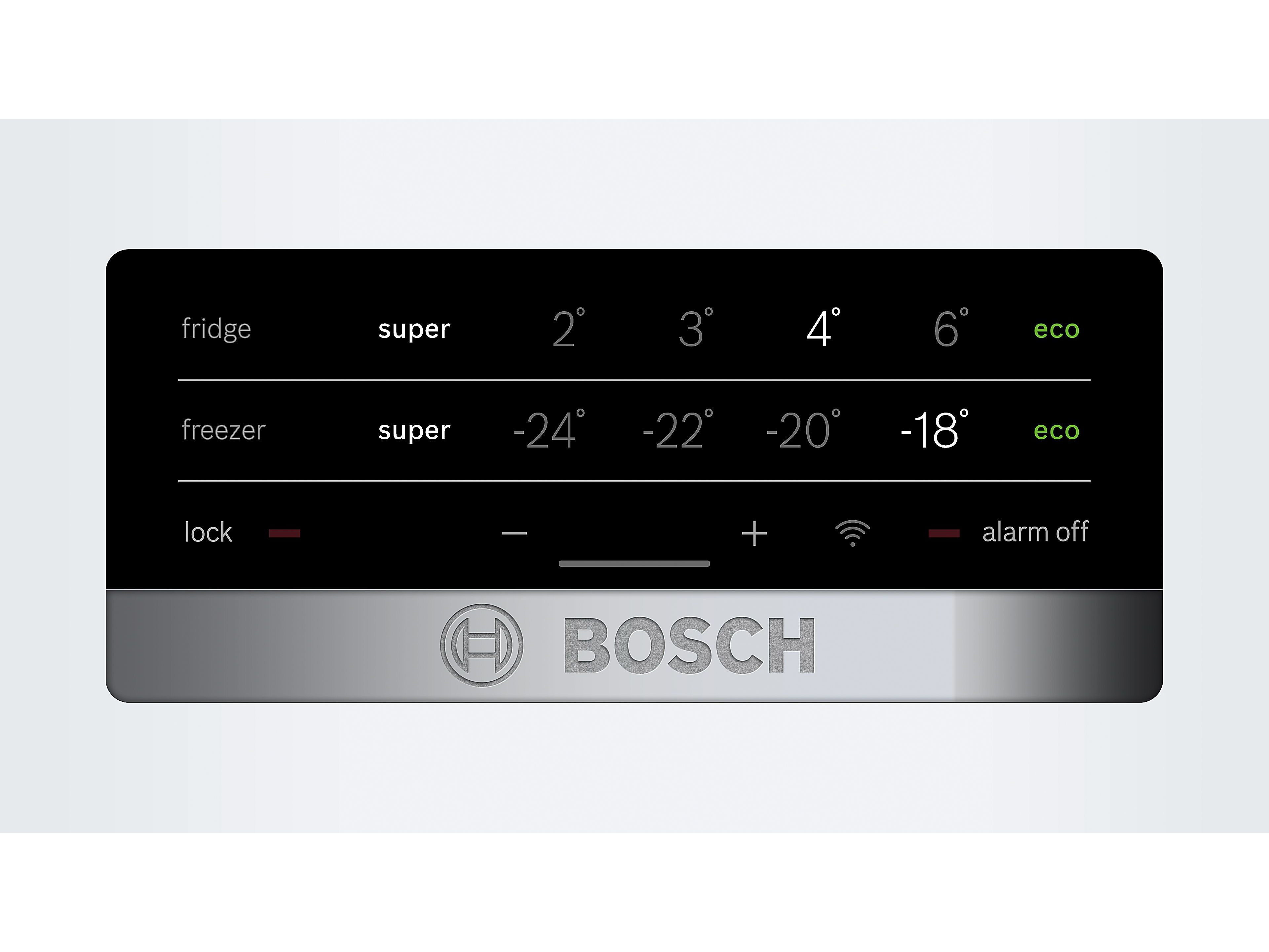 FRIGOR&Iacute;FICO COMBINADO BOSCH KGN493WDA (NO FROST D 203CM 438L BRANCO) image number 4