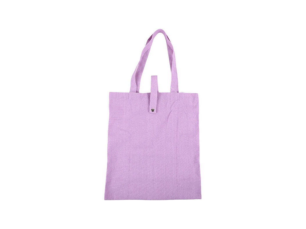 TOTE BAG ALGOD&Atilde;O AUCHAN ROXO YOUR FILE 35X40CM image number 0