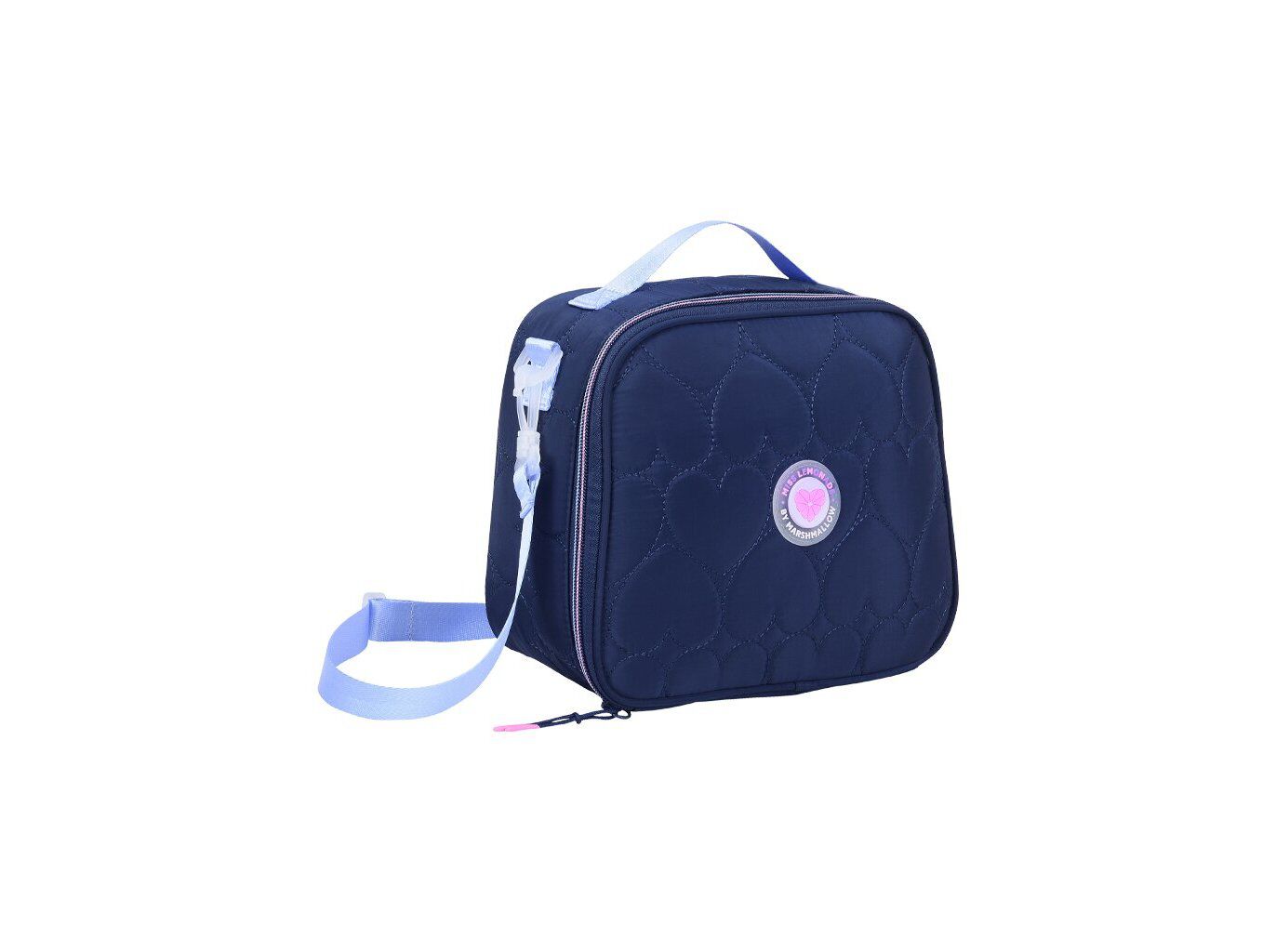 LANCHEIRA MARSHMALLOW HEARTSY AZUL 21X26X11CM
