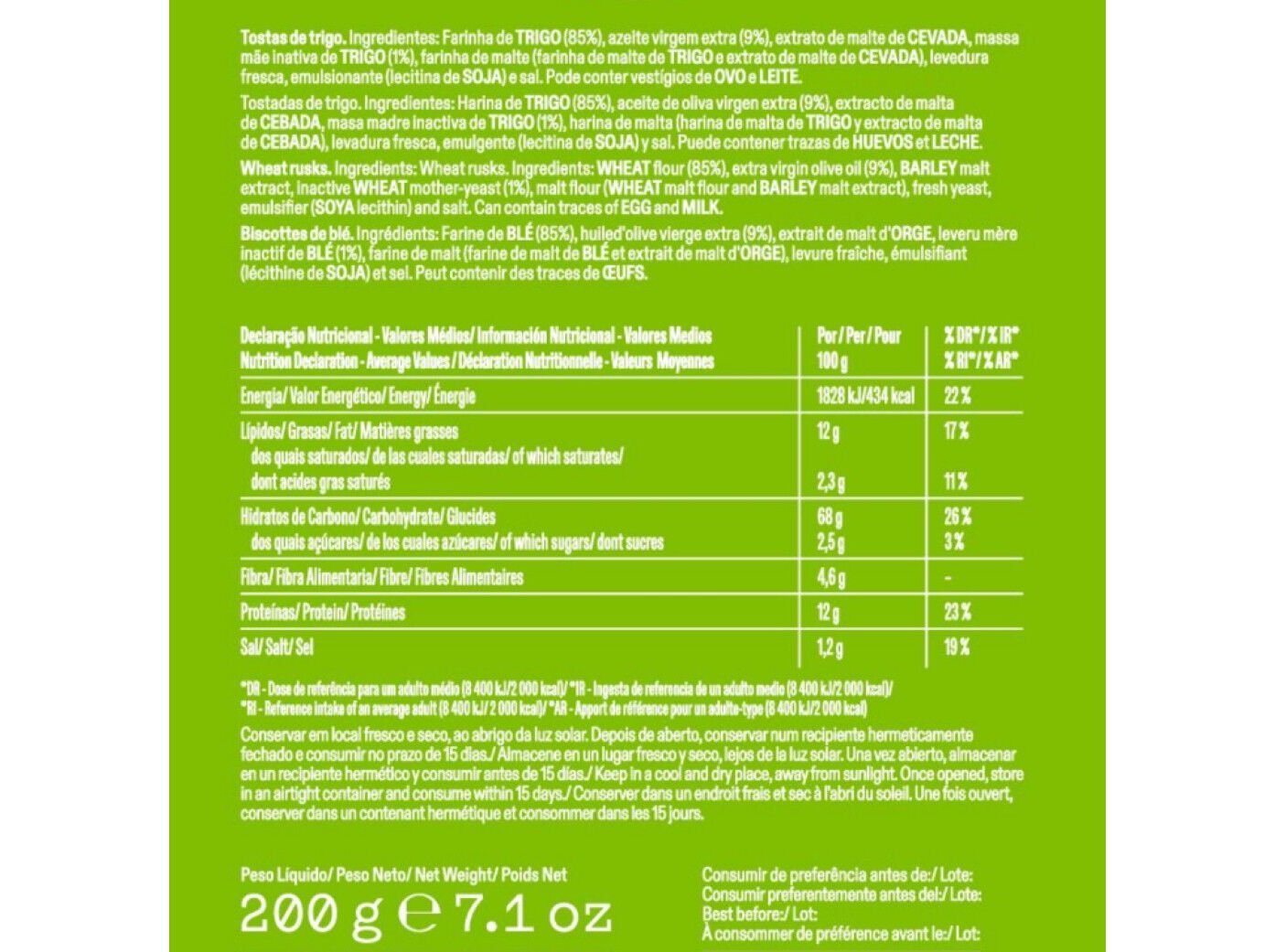 BOLACHAS MARINHEIRAS NACIONAL NATURAL 200G image number 1