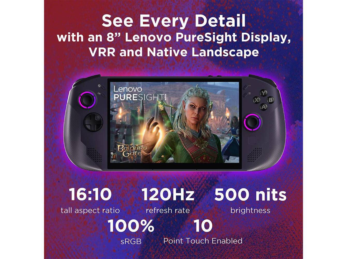 CONSOLA PORT&Aacute;TIL LENOVO LEGION GO S (8" RYZEN Z1 EXTREME 16GB/1TB STEAM OS) image number 5