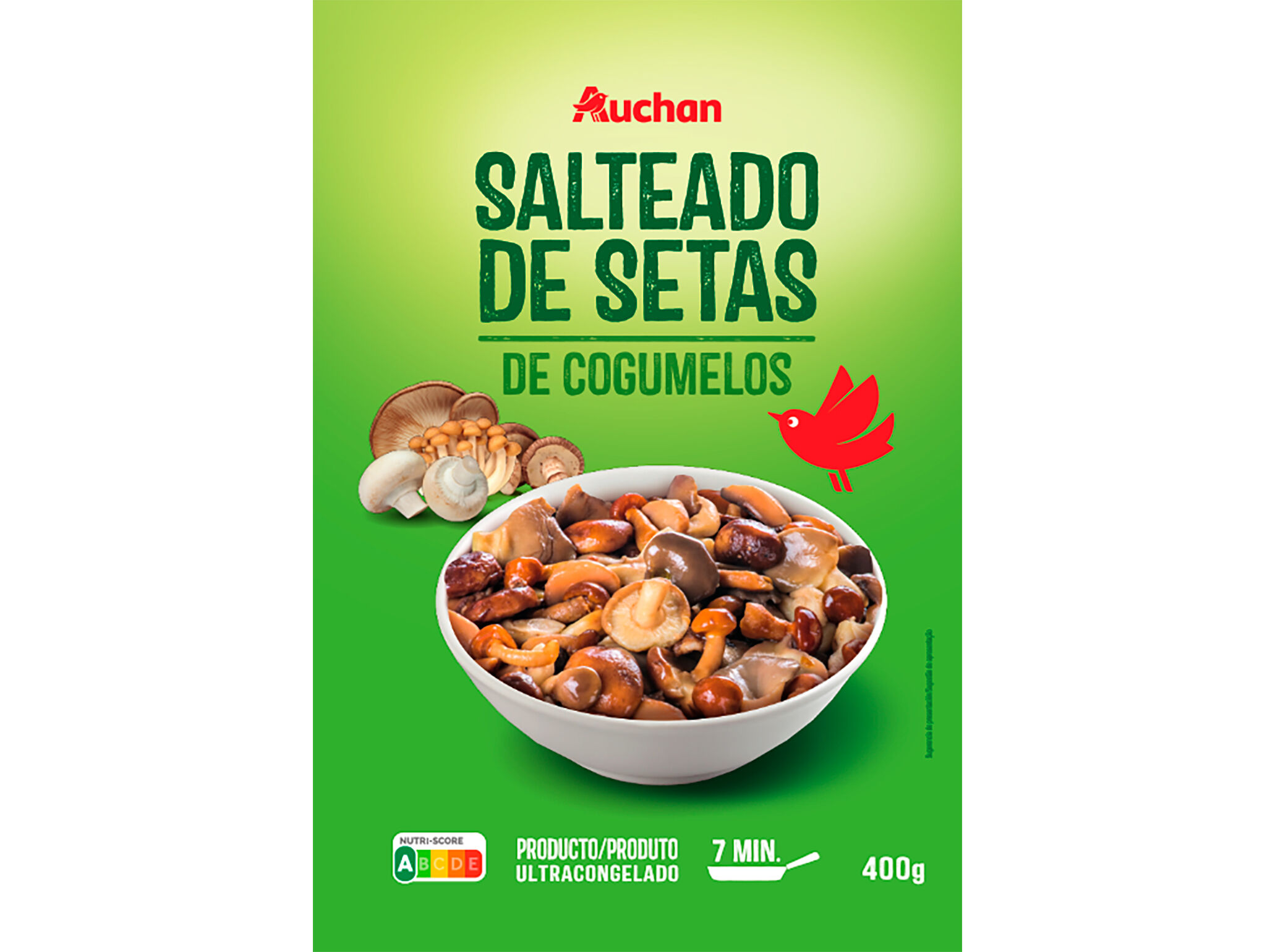 SALTEADO AUCHAN COGUMELOS 400G image number 0