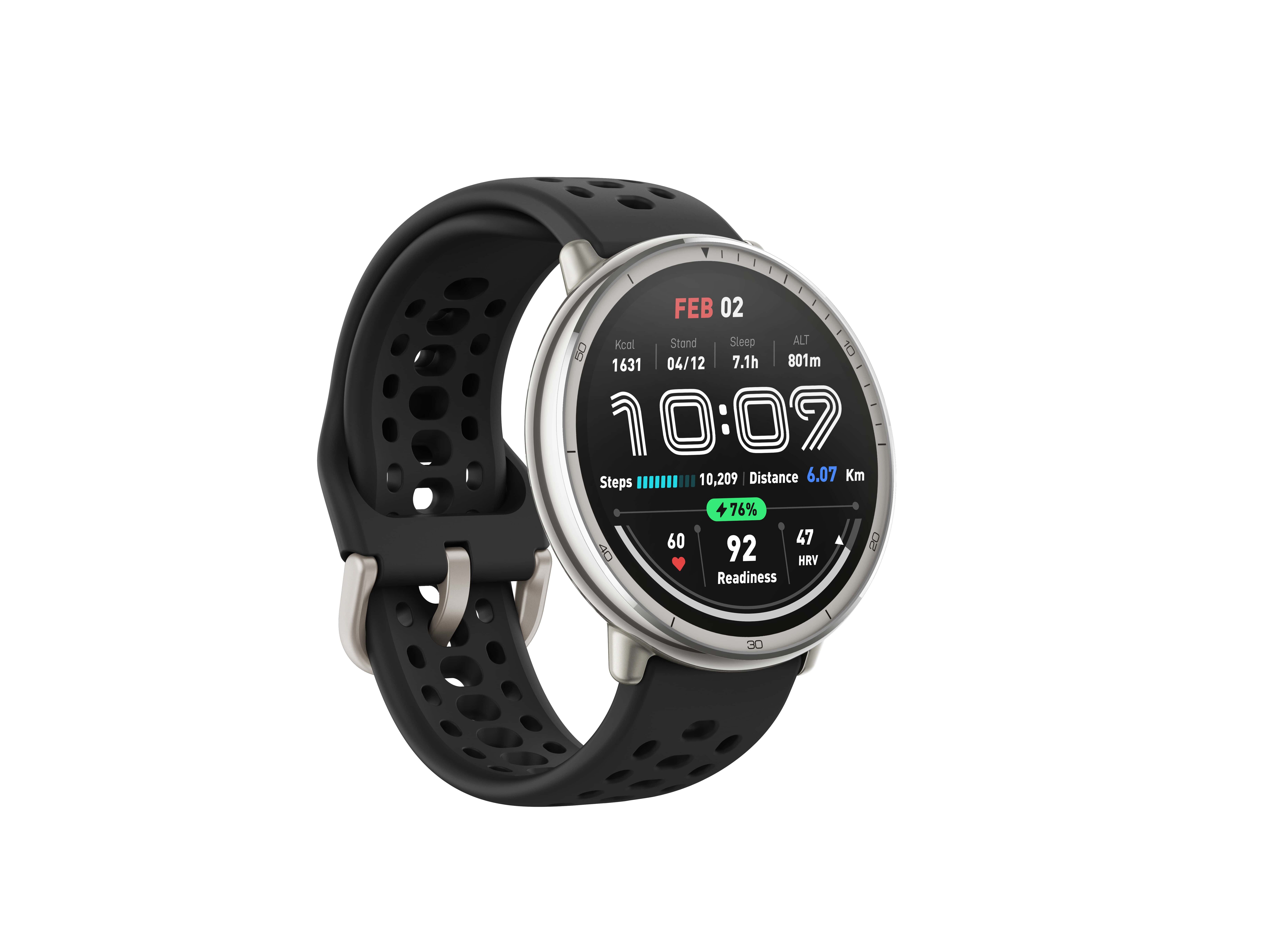 SMARTWATCH AMAZFIT ACTIVE 2 ROUND BLACK image number 4
