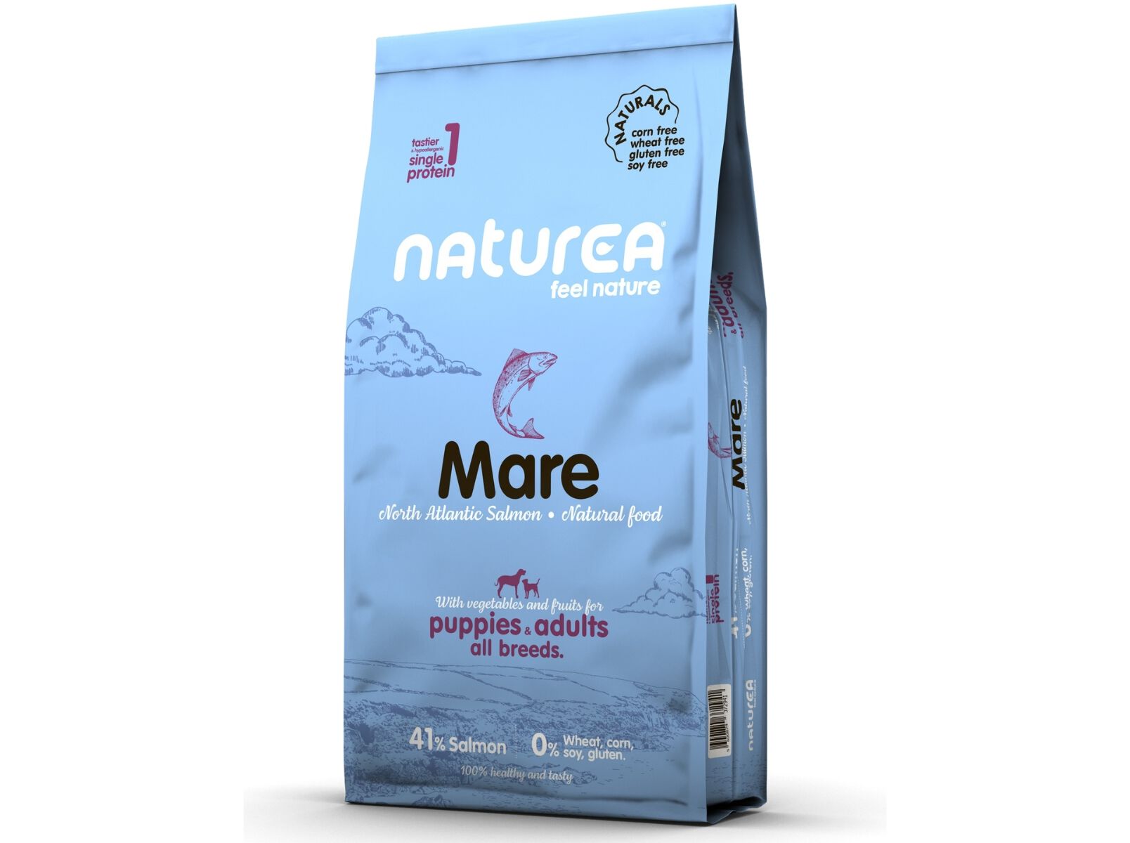 RA&Ccedil;&Atilde;O PARA C&Atilde;O NATUREA MARE / SALM&Atilde;O 12KG