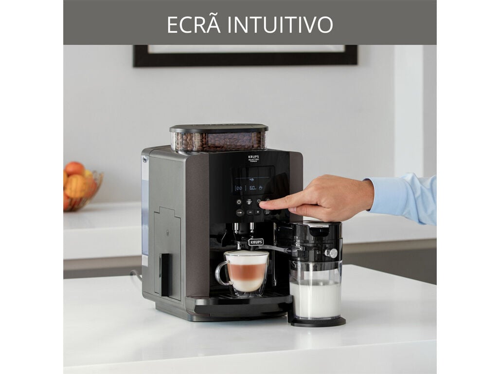 M&Aacute;QUINA CAF&Eacute; EXPRESSO KRUPS EA819E10 AUTOM&Aacute;TICA ESSENTIAL AR&Aacute;BICA LATTE image number 1