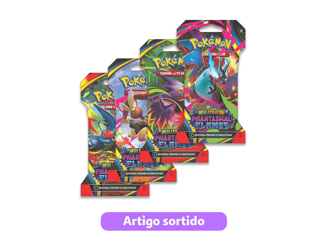 SLEEVED BOOSTER POK&Eacute;MON PHANTASMAL FLAMES MODELOS SORTIDOS