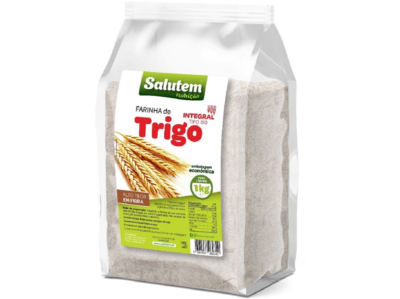 FARINHA SALUTEM TRIGO INTEGRAL 1KG image number 0