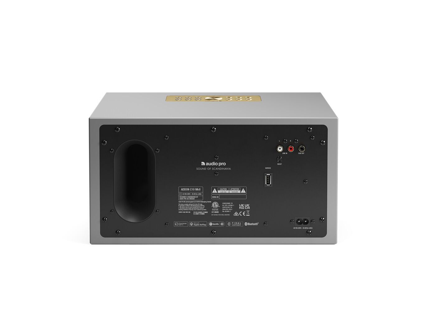 COLUNA C10 MKII AUDIO PRO AP15205 CINZA image number 1