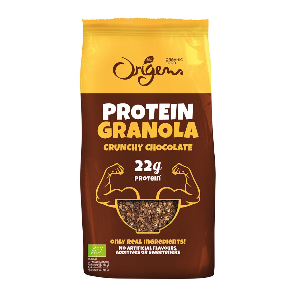 GRANOLA ORIGENS BIO PROTEICA CRUNCHY CHOCOLATE 275G