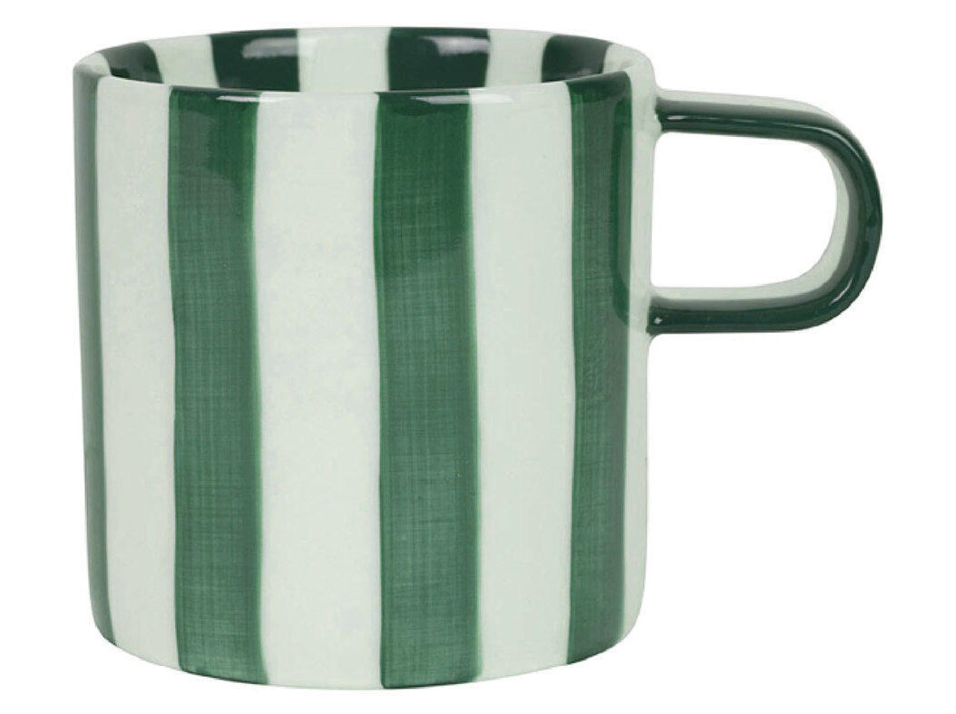 CANECA GR&Eacute;S ACTUEL RISCAS VERDE 12X8.2X9.8CM 35CL