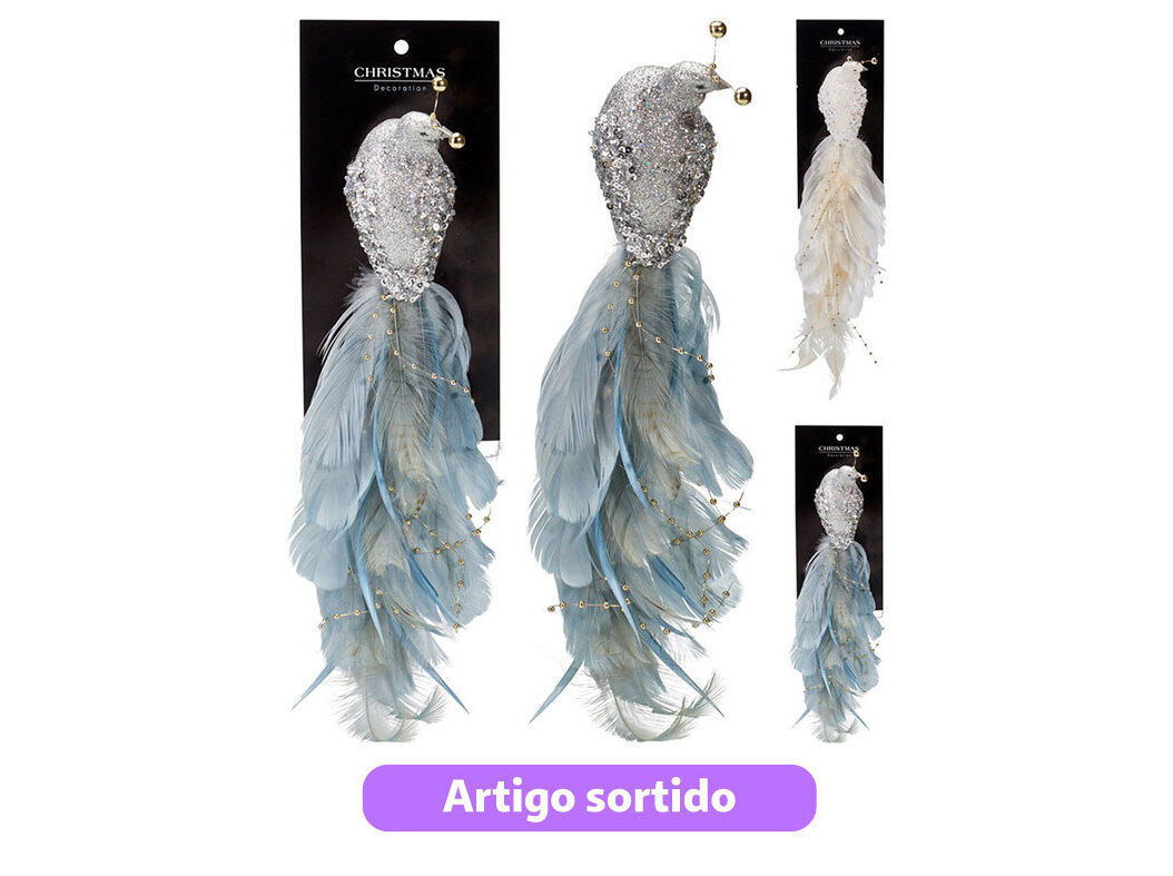 PAV&Atilde;O COM CLIP 38CM CORES SORTIDAS image number 0