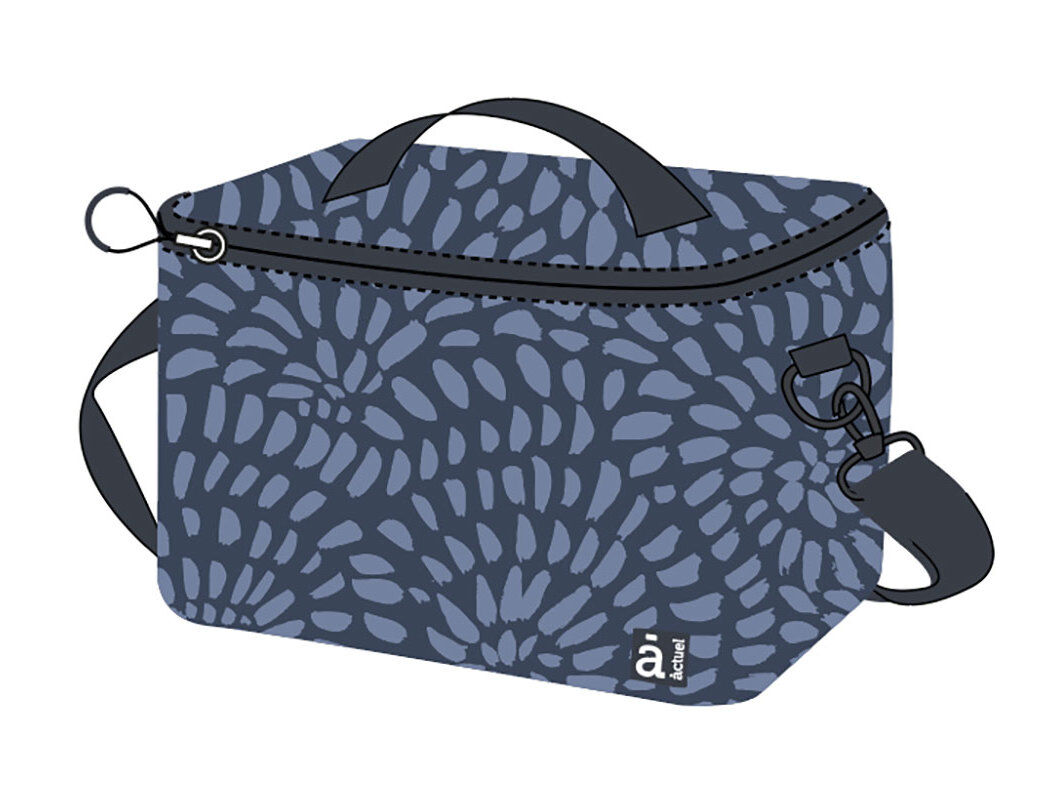 LANCHEIRA ACTUEL AZUL 24X15X17CM