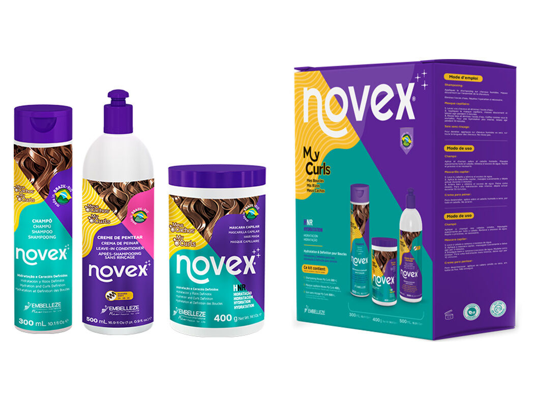 COFFRET NOVEX MEUS CACHOS 3UN 1200ML