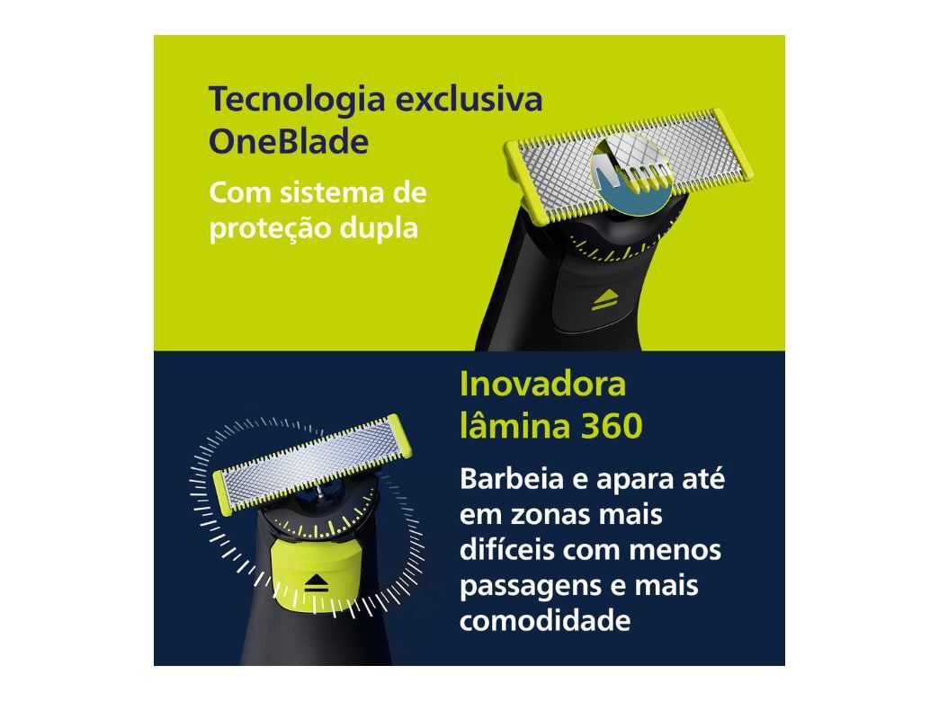 APARADOR MULTIFUN&Ccedil;&Otilde;ES PHILIPS QP6542/19 ONE BLADE PRO image number 4