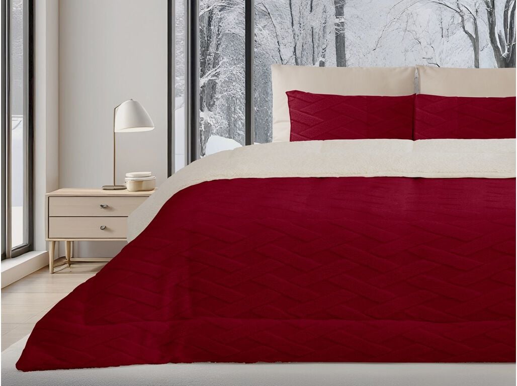 EDRED&Atilde;O JACQUARD HOMESPECIAL FLANNEL SHERPA 240X260