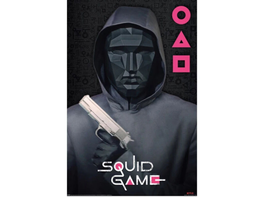POSTER SQUID GAME MASK MAN