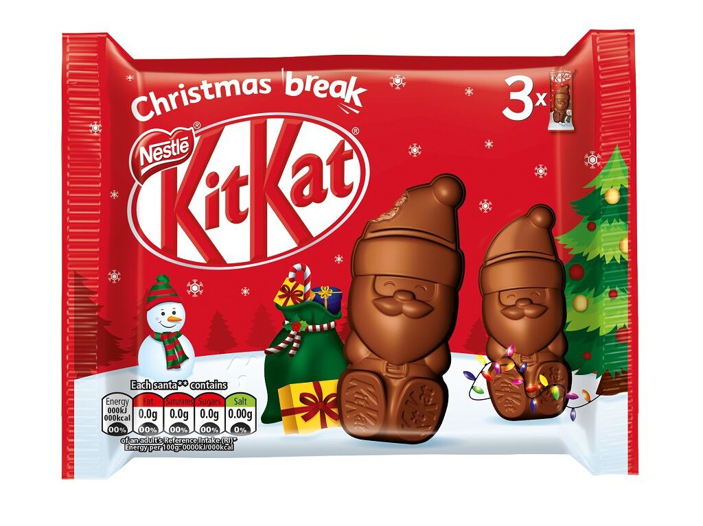 CHOCOLATE LEITE KIT KAT PAI NATAL XMAS BREAK 3X29G