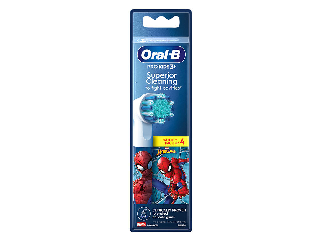 RECARGA ORAL-B KIDS SPIDERMAN 4UN image number 1