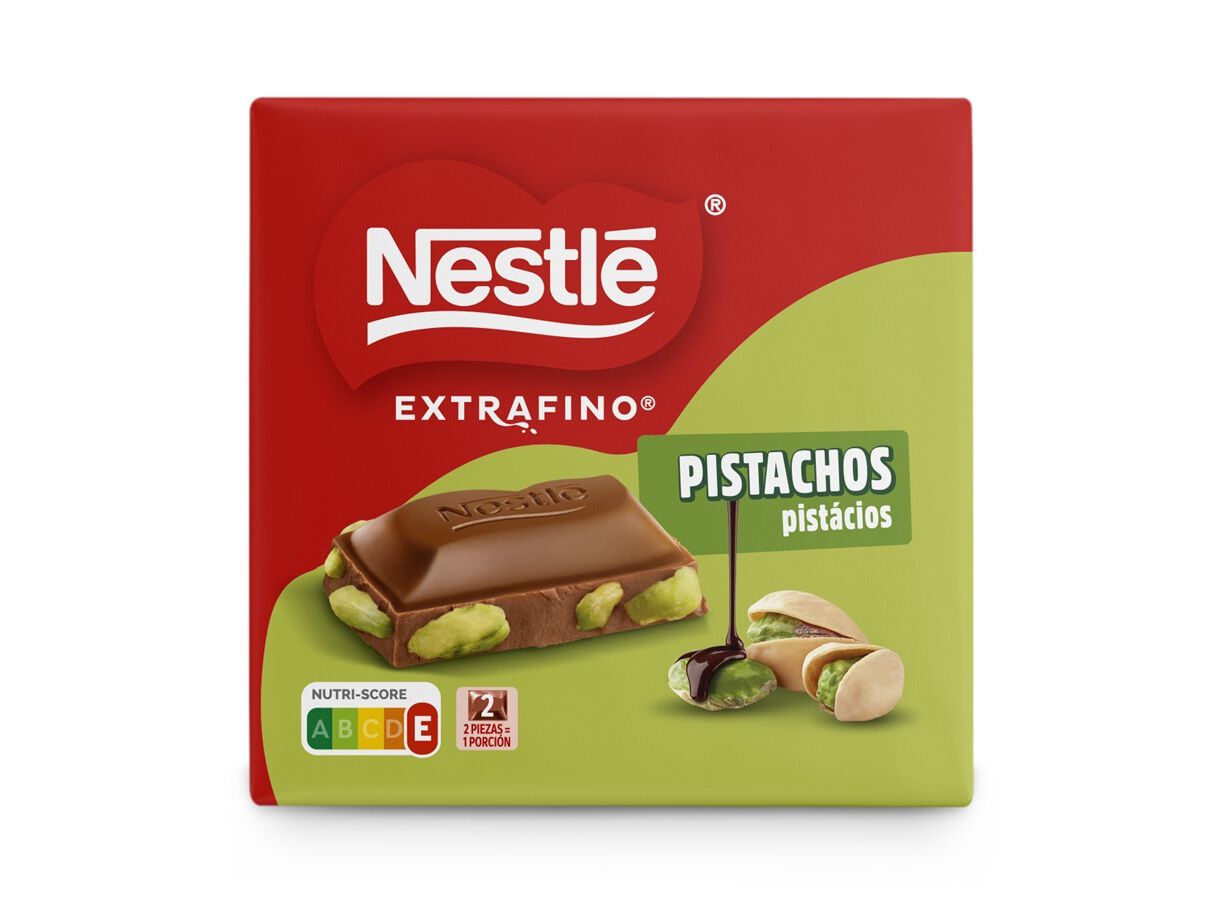 TABLETE CHOCOLATE NESTL&Eacute; EXTRAFINO PISTACHO 60G image number 1