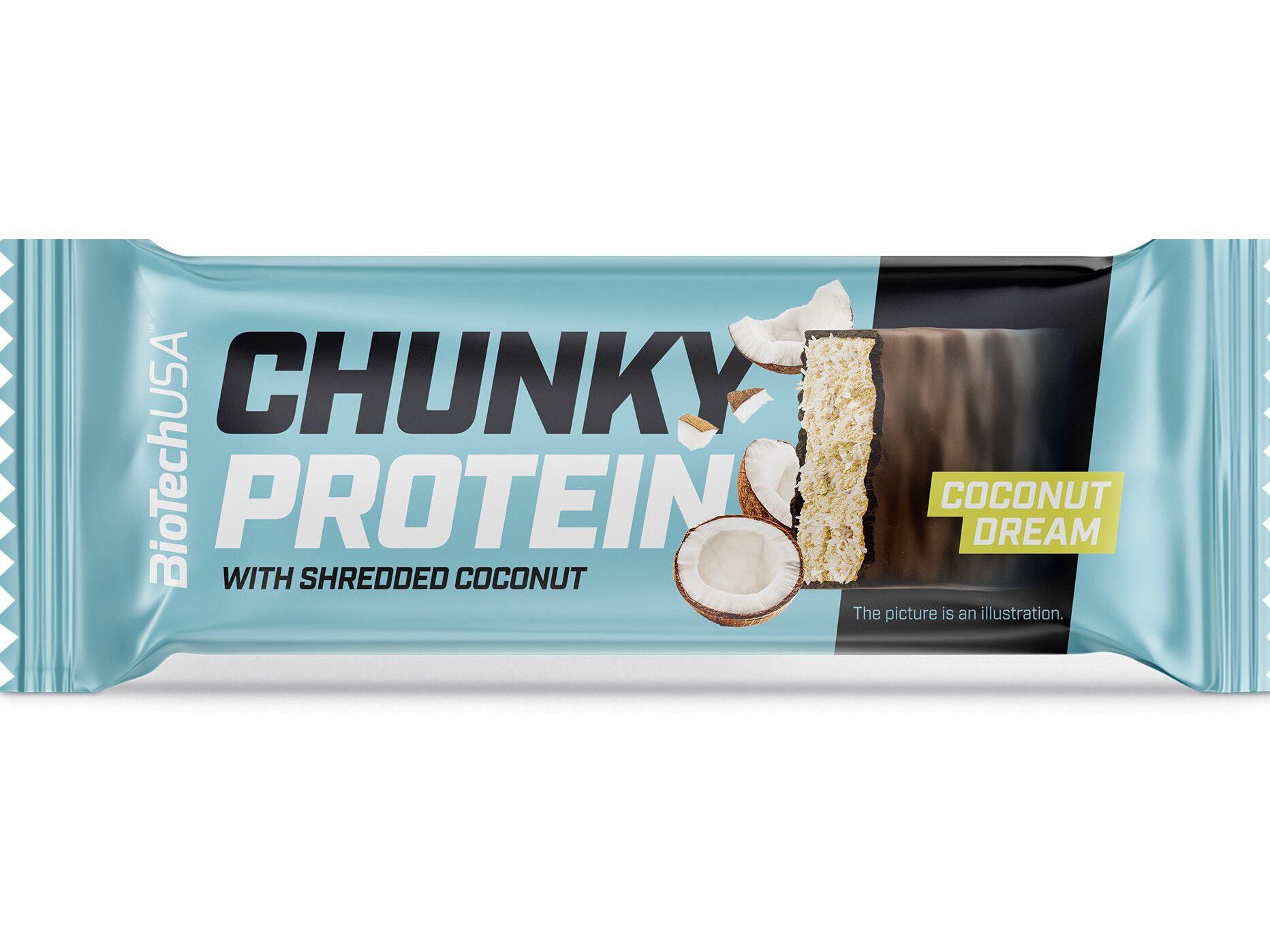 BARRAS PROTEINA BIOTECH USA CHUNKY COCONUT 50G image number 0