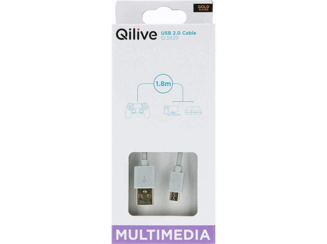 CABO USB A-MICRO B QILIVE Q.3839 G4218013 1.8MT image number 1