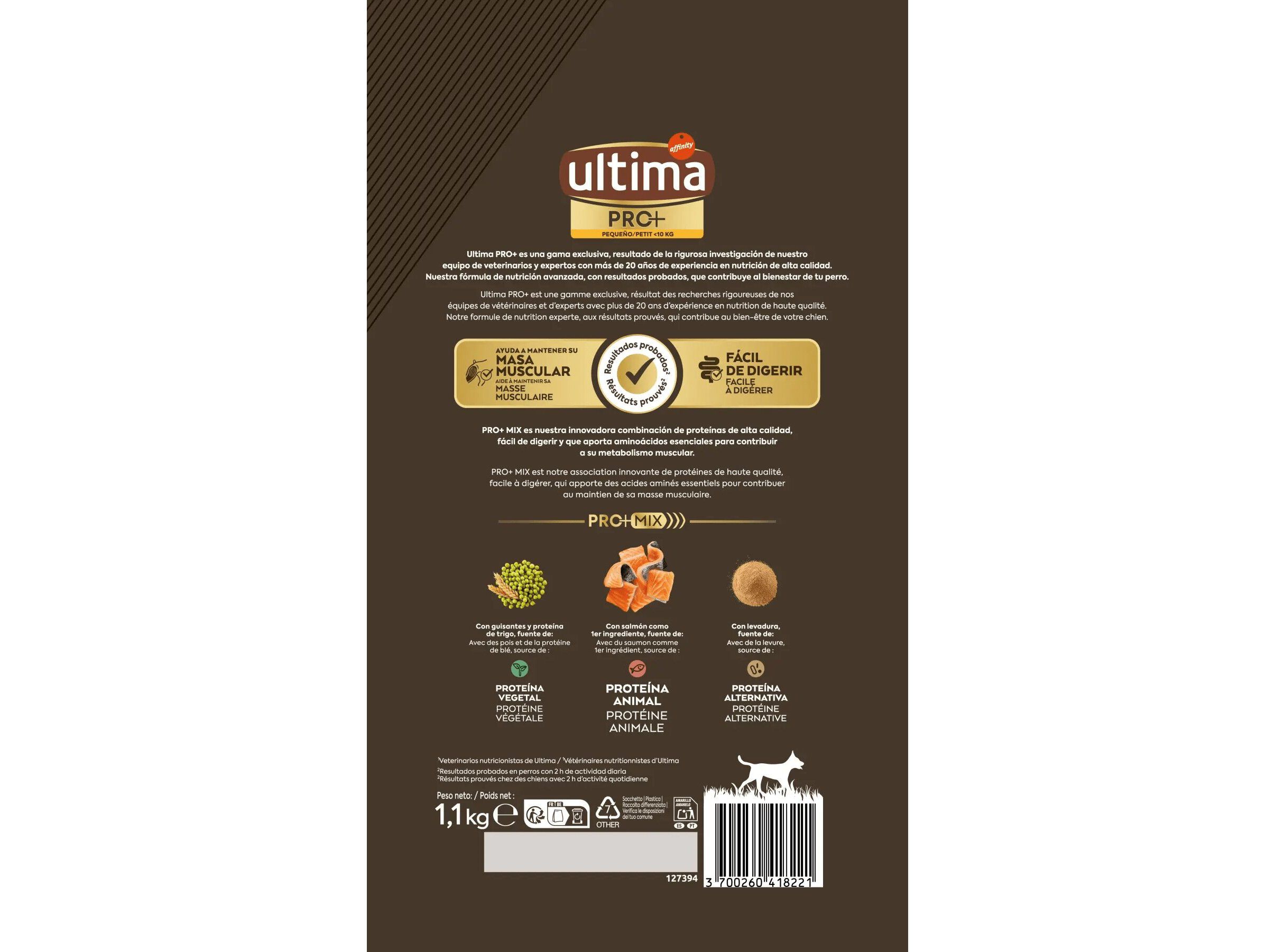 RA&Ccedil;&Atilde;O C&Atilde;O ULTIMA PRO+ MINI SALM&Atilde;O 1.1KG image number 1