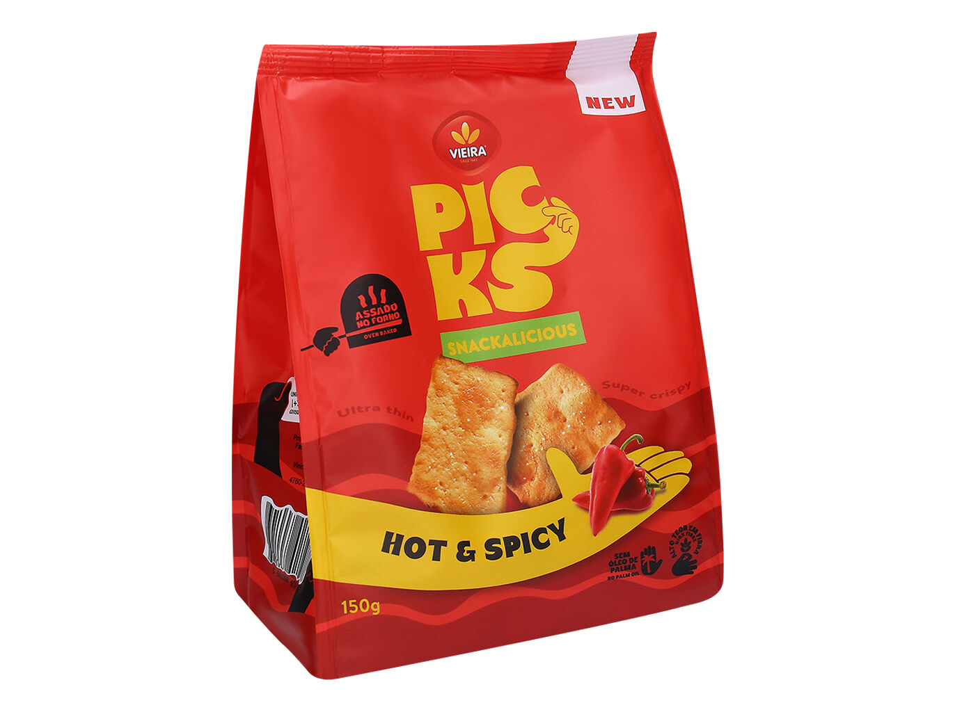 SNACK PICKS VIEIRA PICANTE 150G image number 0