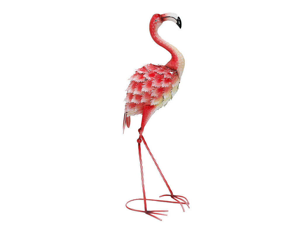 FLAMINGO EM METAL GARDENSTAR 28X17X81CM image number 0