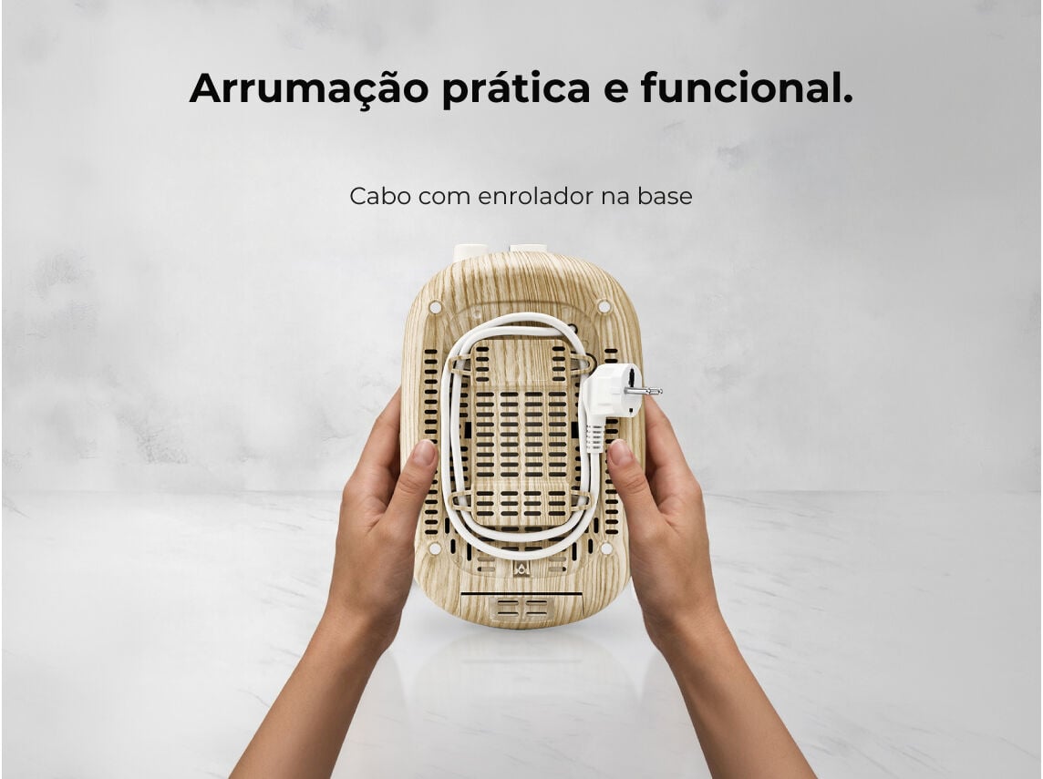 TORRADEIRA 2 FENDAS FLAMA 981FL 1050W PEARL WHITE image number 5