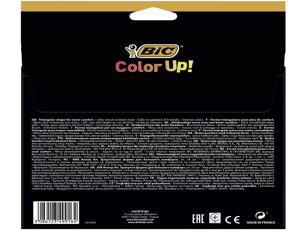 L&Aacute;PIS DE COR BIC COLOR UP 24 UNIDADES image number 1