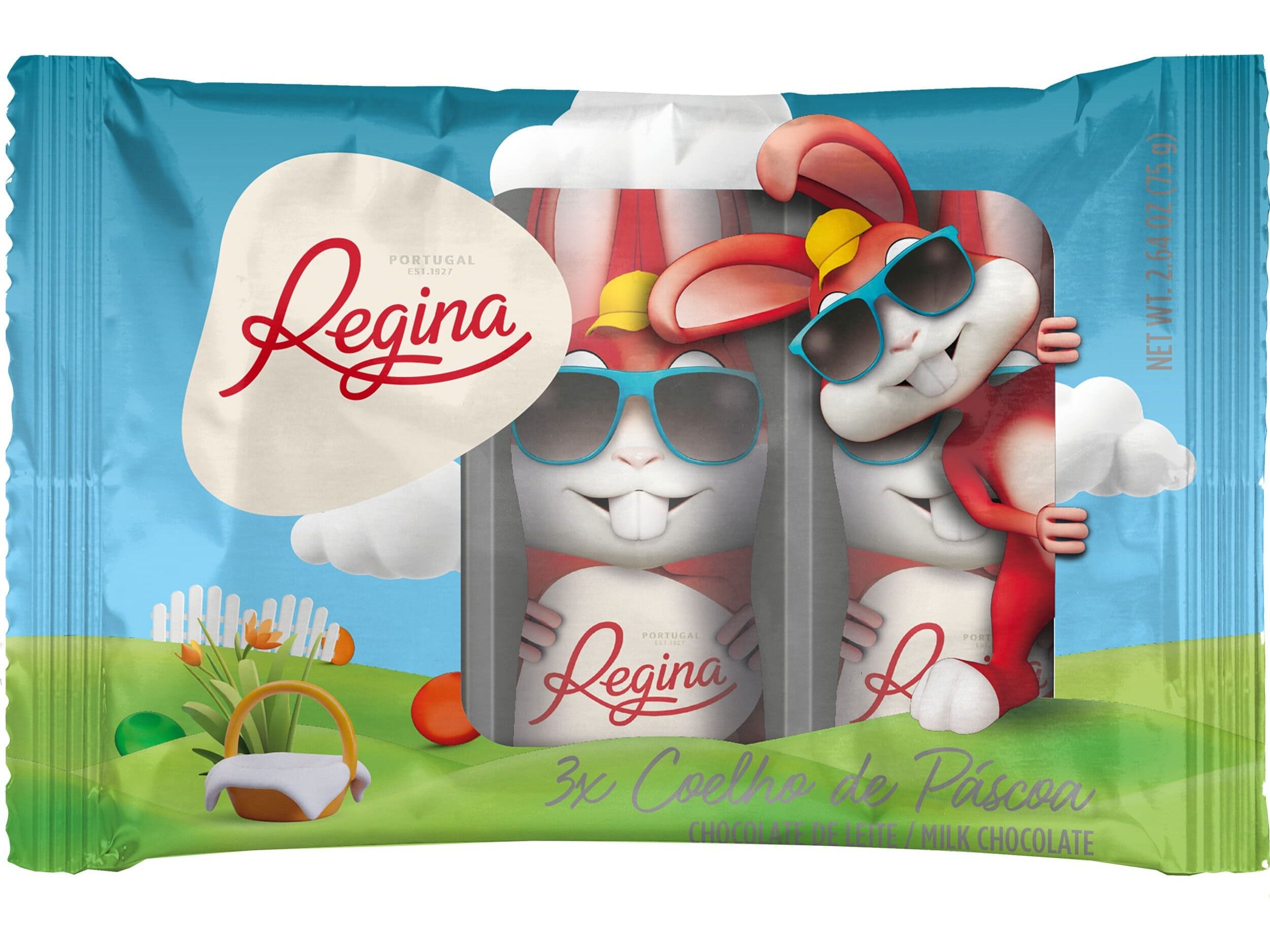 CHOCOLATE DE LEITE REGINA COELHO DA P&Aacute;SCOA 3X25G image number 1