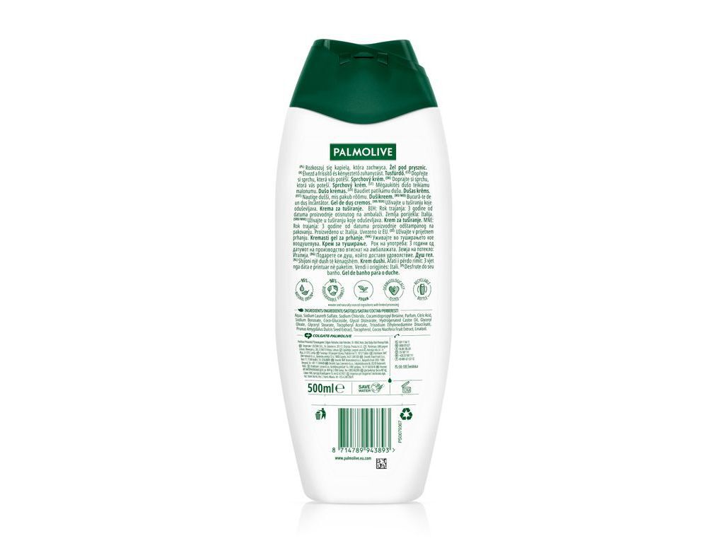 GEL DE BANHO PALMOLIVE NATURALS C&Ocirc;CO 500 ML image number 1