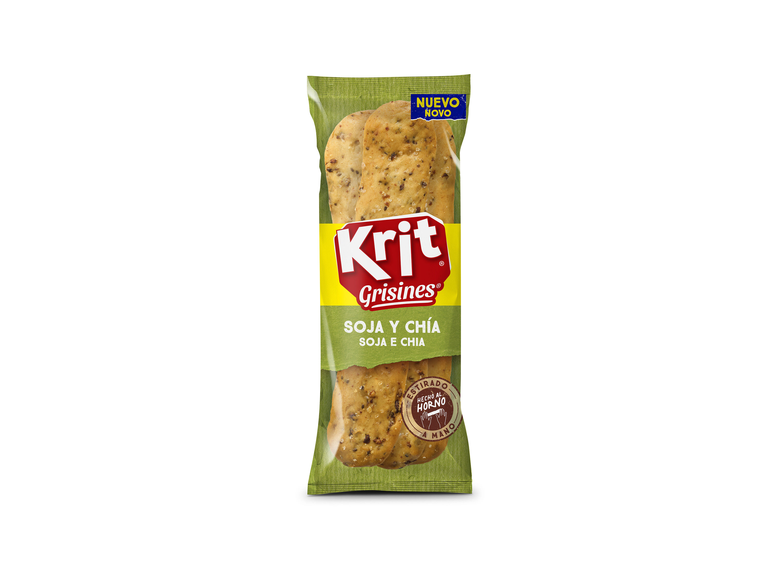 GRESSINOS KRIT SOJA E CHIA 70G image number 1