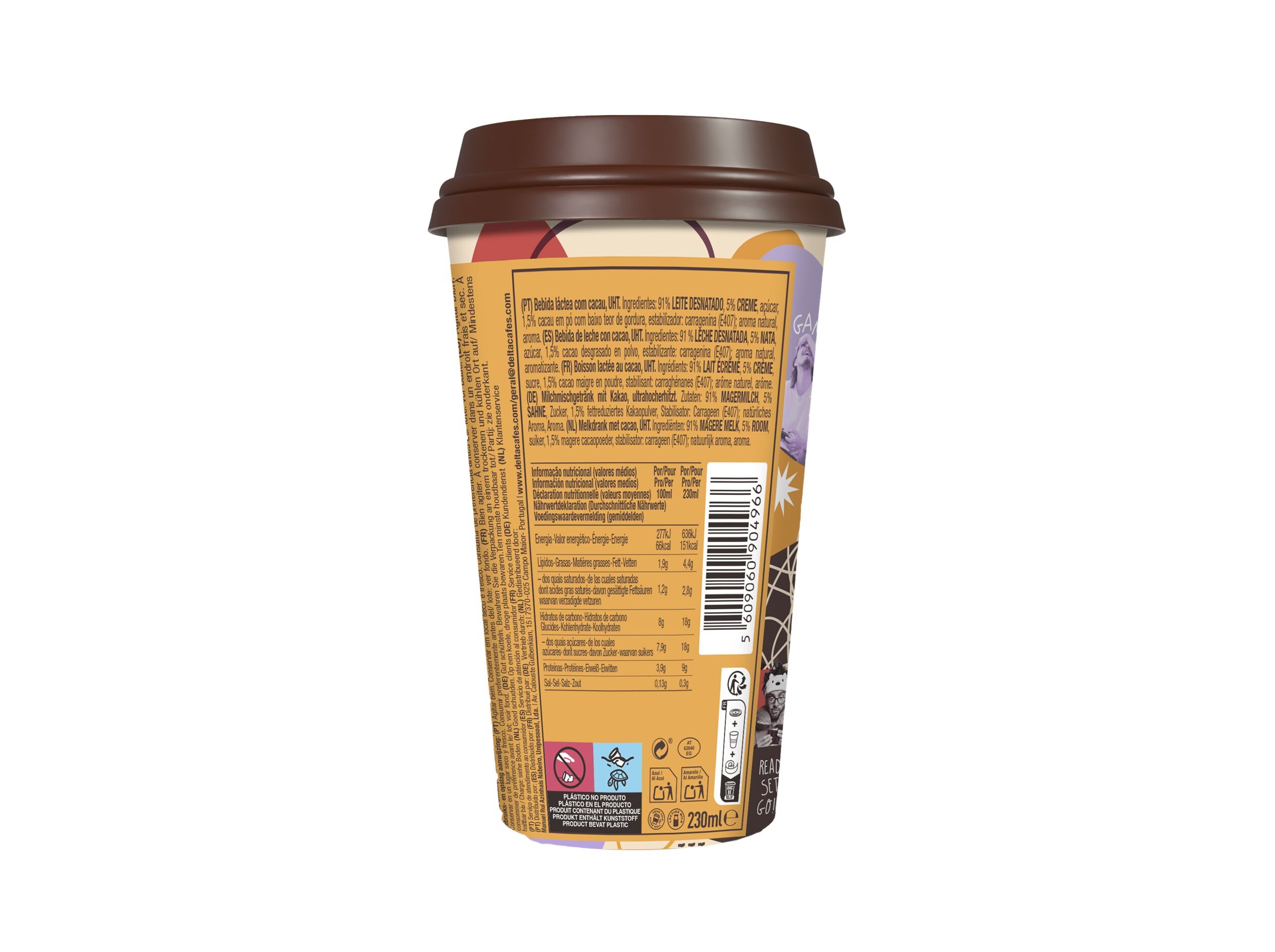 GO CHILL DELTA CHOCO LATTE 230ML image number 1