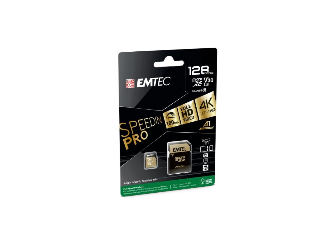 MICROSD EMTEC SPEEDINPRO UHS-U3 128GB