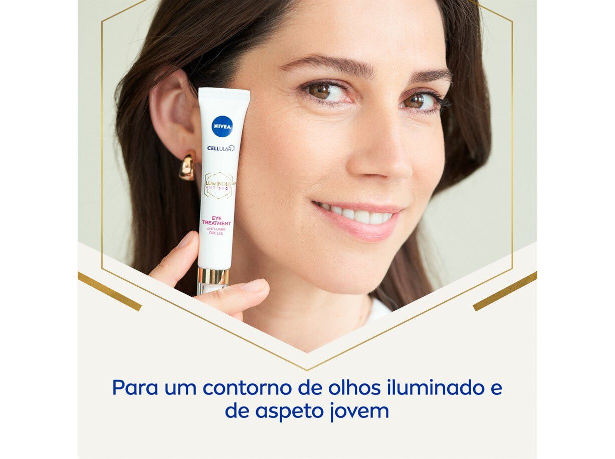 CONTORNO DE OLHOS ANTIOLHEIRAS CELLULAR LUMINOUS 630 NIVEA 15 ML image number 2