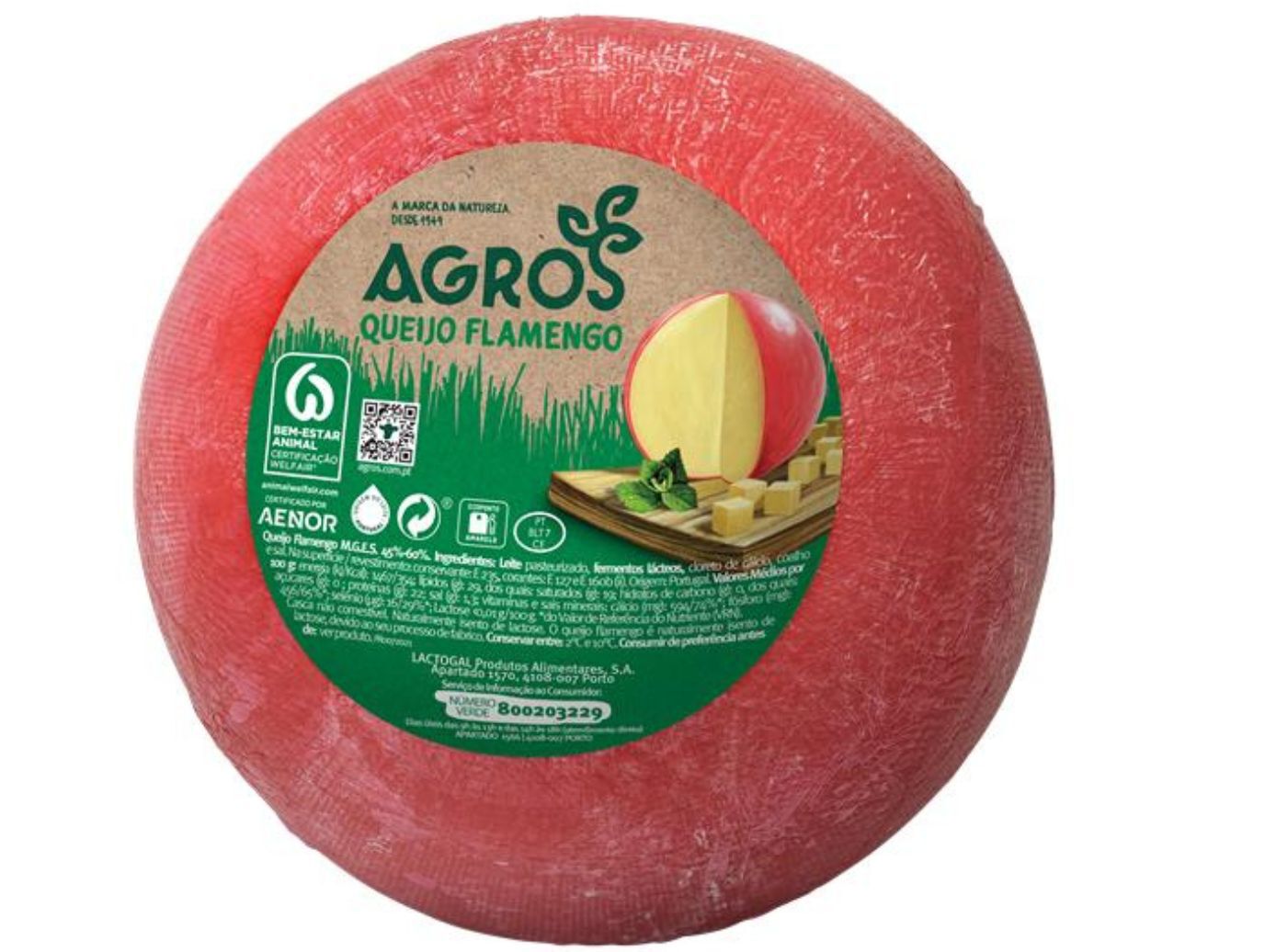 QUEIJO FLAMENGO AGROS BOLA KG image number 1