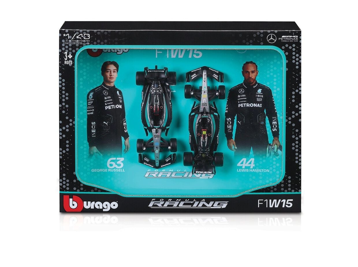 VEICULO F1 BURAGO ESC: 1:43 PACK 2 MODELOS SORTIDOS image number 1