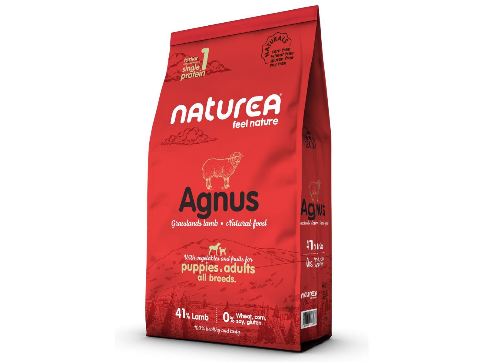 RA&Ccedil;&Atilde;O PARA C&Atilde;O NATUREA AGNUS GRASSLAND BORREGO 2KG image number 0