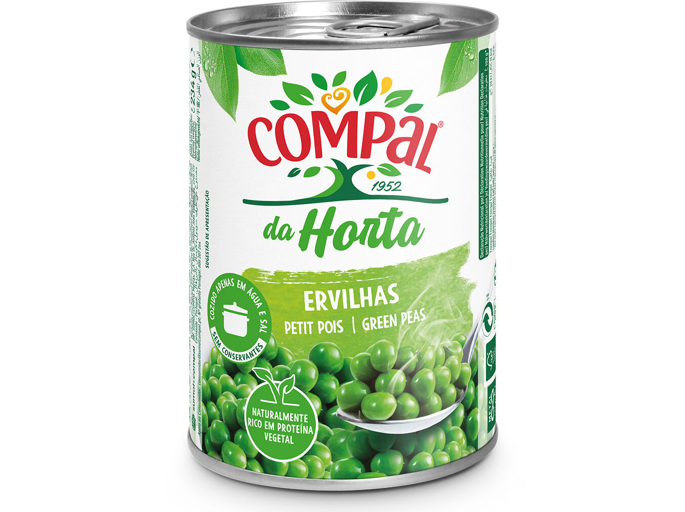 ERVILHAS COMPAL DA HORTA 410G image number 0