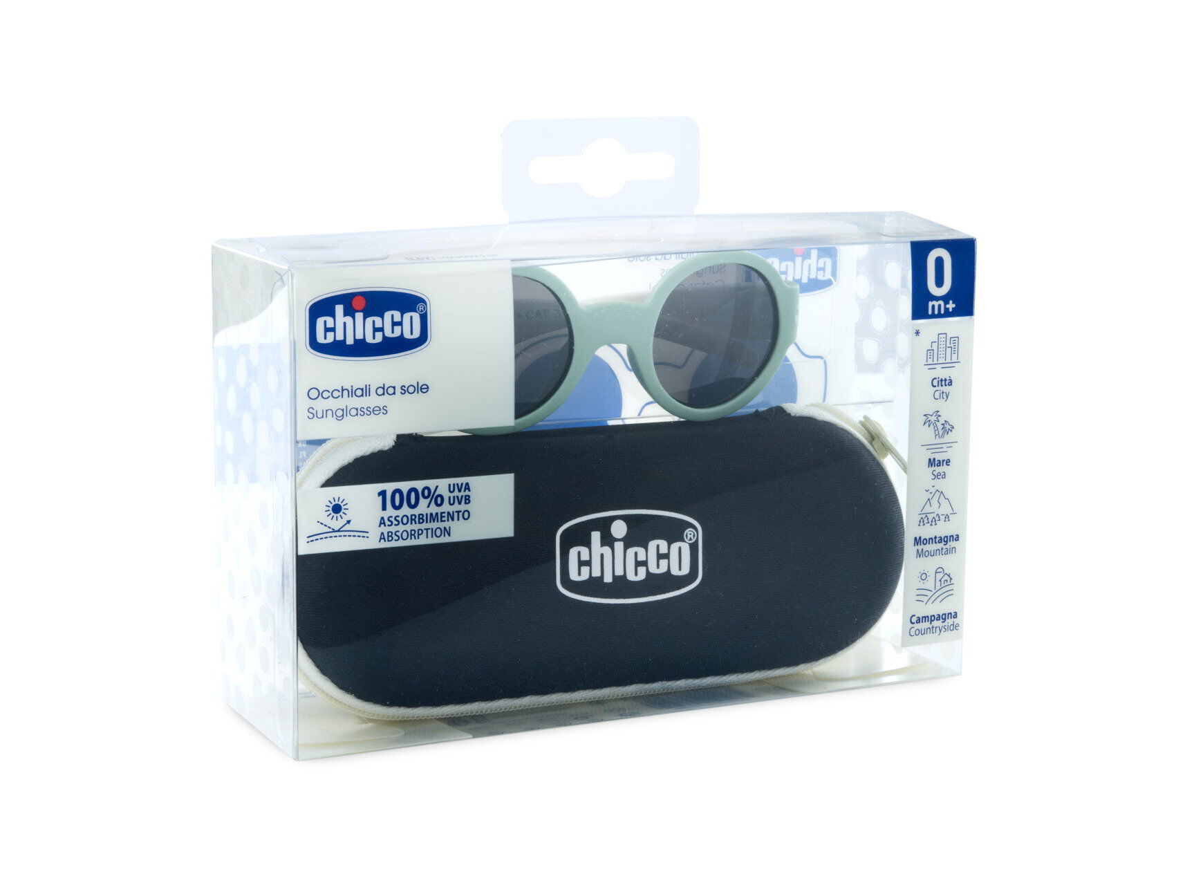 &Oacute;CULOS SOL CHICCO VERDE 0M+ image number 2