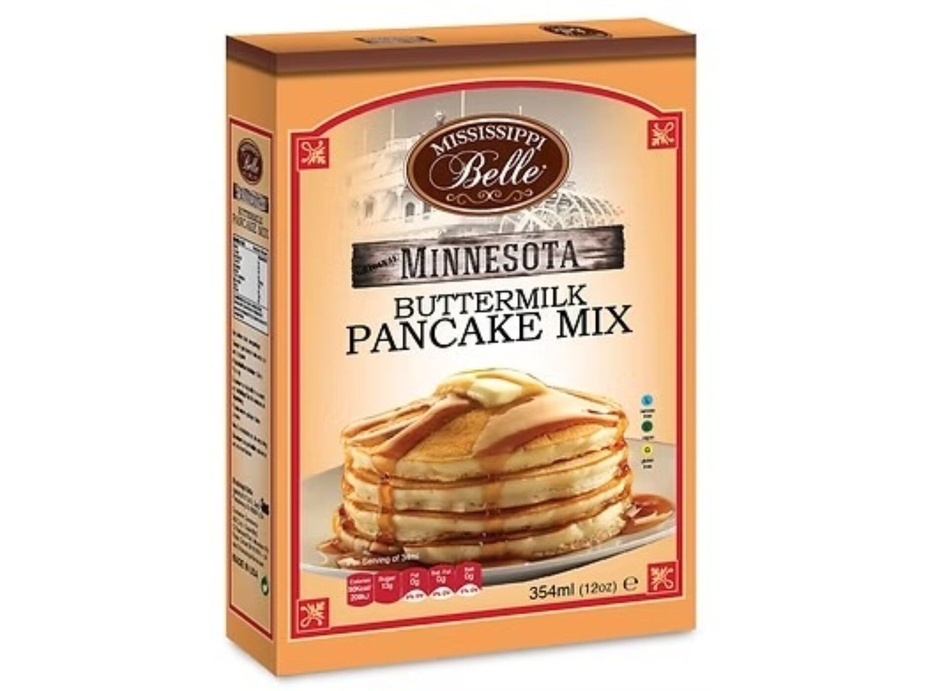PREPARADO MISSISSIPPI BELLE PANCAKES COM MANTEIGA 454GR